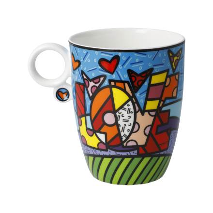 GOEBEL | Love - Artist Mug 11cm Pop Art Romero Britto