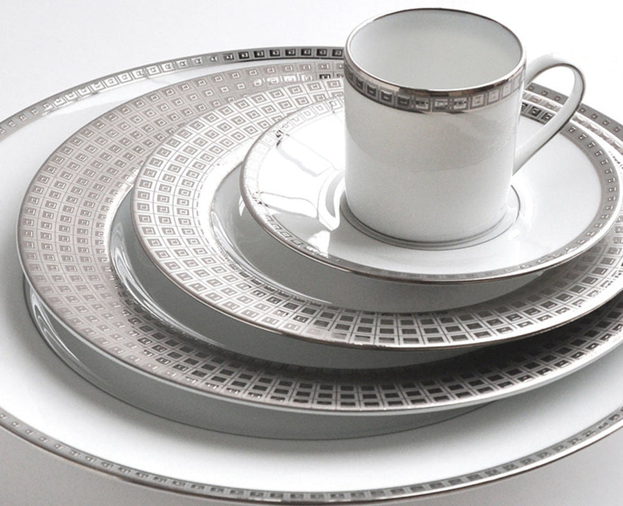 BERNARDAUD | Athena Platine Tea Cup and Saucer
