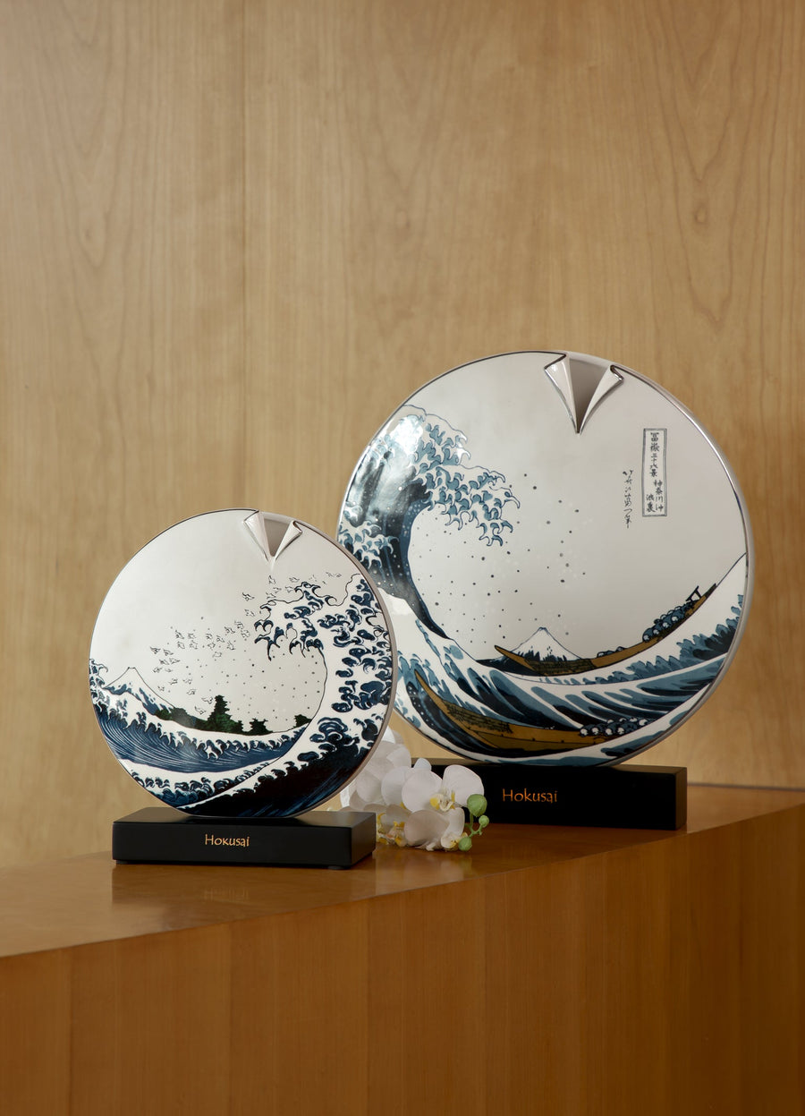 GOEBEL | The Great Wave - Vase 33.5cm Artis Orbis Katsushika Hokusai