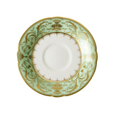 ROYAL CROWN DERBY | Darley Abbey Harlequin Green Tea Cup & Saucer Gift Boxed