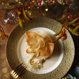 BERNARDAUD | Ecume Gold 長方盤 38cm