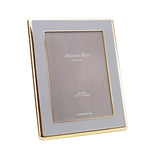 ADDISON ROSS | The Curve Chiffon Grey Enamel with Gold Frame