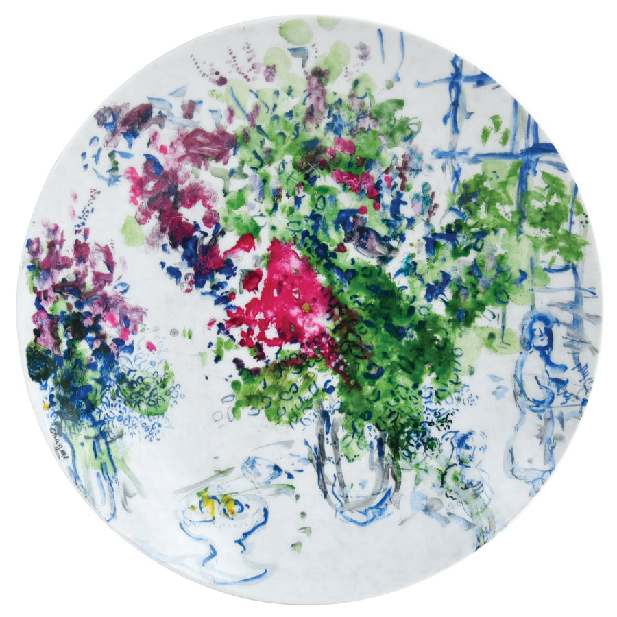 BERNARDAUD | Les Bouquets de Marc Chagall Set of 4 Assorted Salad Plates 21cm