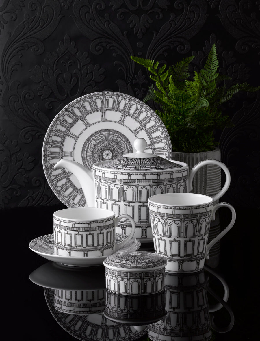 Royal Crown Derby | Royal Albert Hall Coffee Cup and Saucer with Gift Box