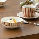 NARUMI | Shagreen Orange Coffee Cup & Saucer