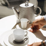 BERNARDAUD | Ecume Platine 茶杯連底碟