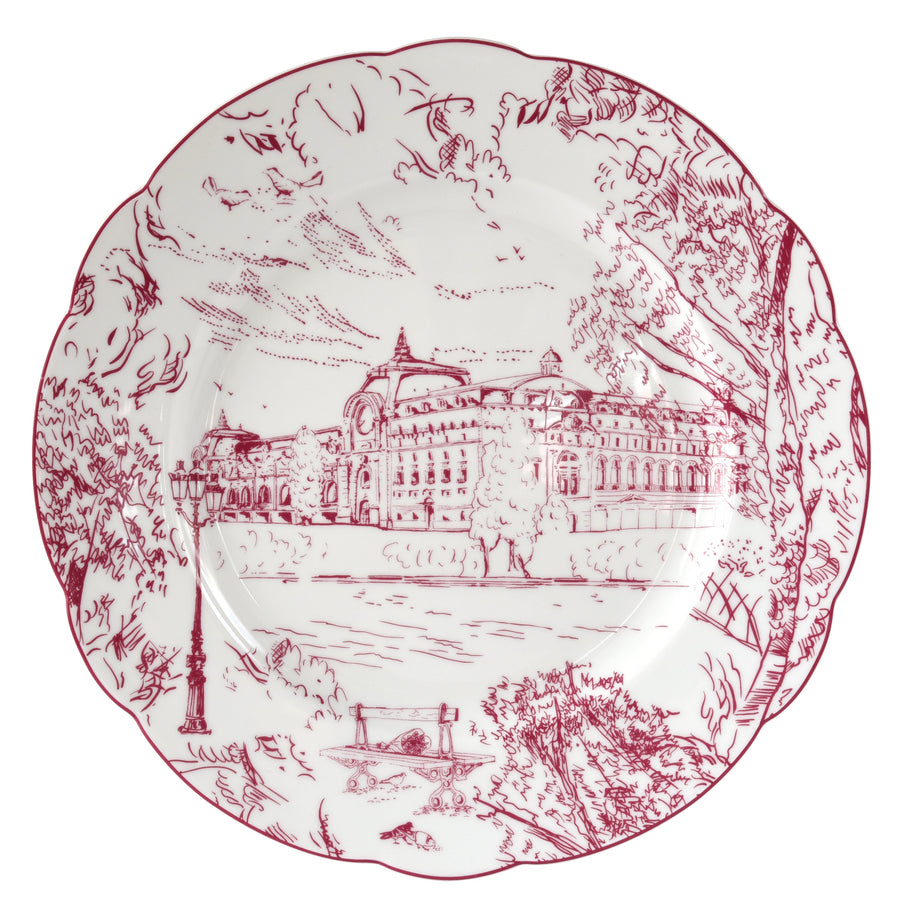 BERNARDAUD | Tout Paris Set of 6 Dinner Plates 26cm