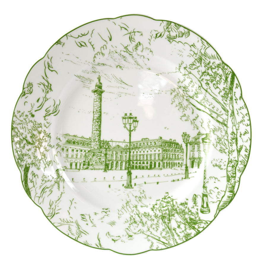 BERNARDAUD | Tout Paris Set of 6 Dinner Plates 26cm