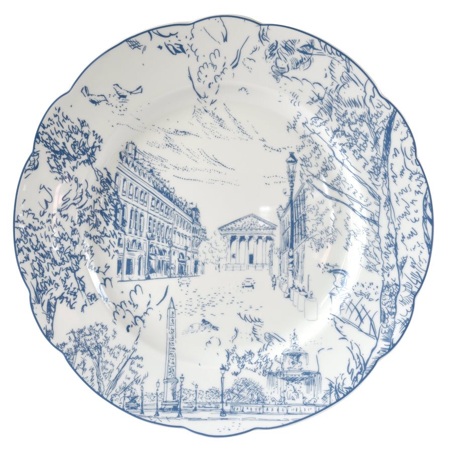 BERNARDAUD | Tout Paris Set of 6 Dinner Plates 26cm