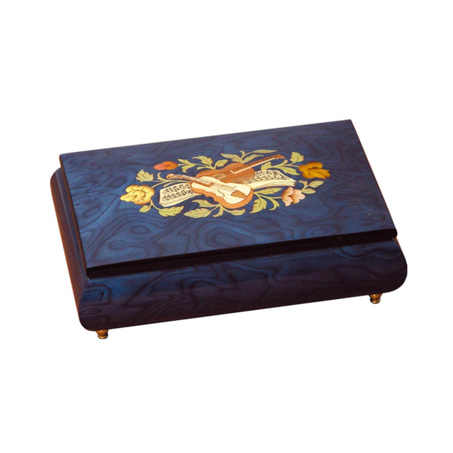 ERCOLANO | Mandolin - Inlaid Music and Jewellery Box 21x13.5x7cm