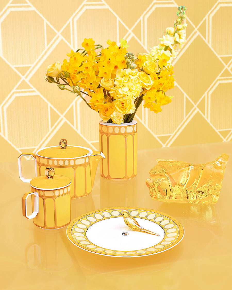 SWAROVSKI | Signum Yellow Plate 23 cm