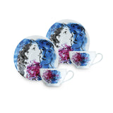 BERNARDAUD | Les Bouquets de Marc Chagall 一套兩位茶杯連碟 