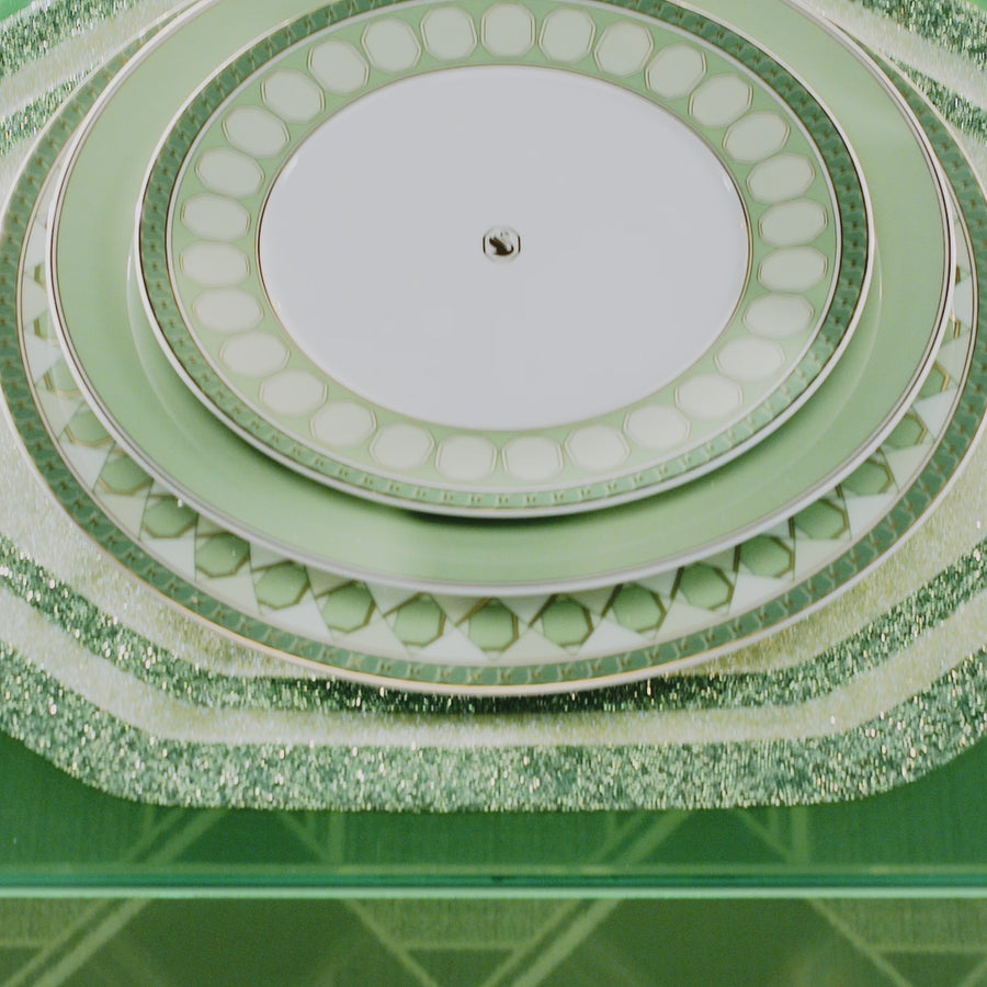 SWAROVSKI | Signum Green Platter 40 cm