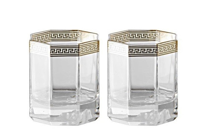 VERSACE | Medusa D'or Crystal Set of 2 pcs Whisky