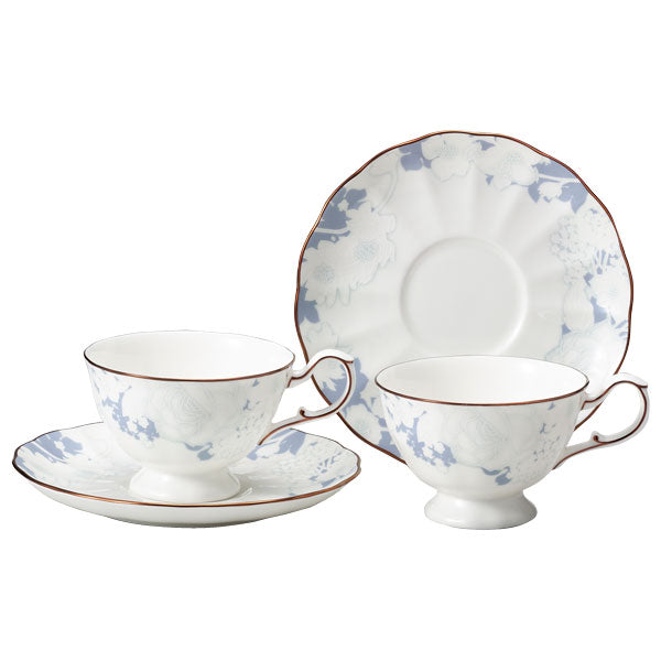 NARUMI | Rose Blanche Couple Tea Cup & Saucer