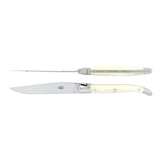 FORGE DE LAGUIOLE | Table Knife, Set of 2 Bone Handle, Shiny Finish