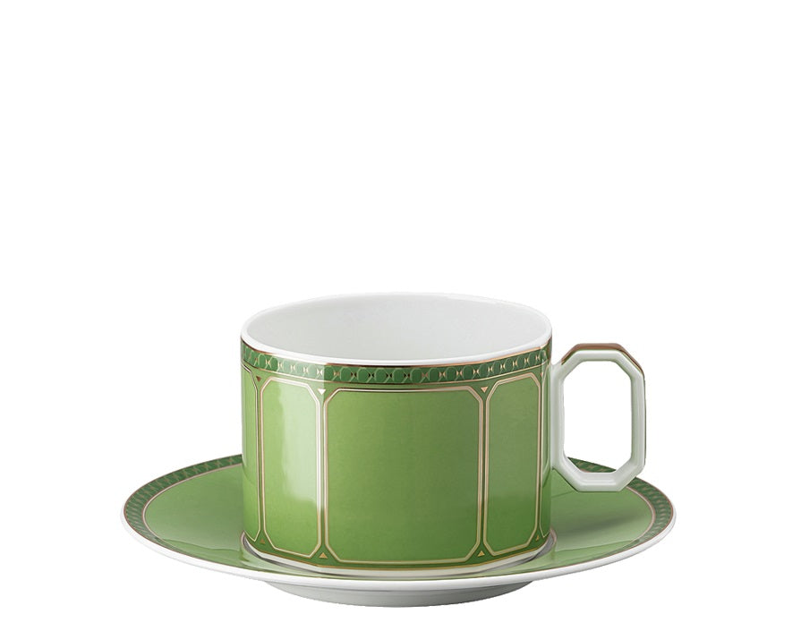 Swarovski | Signum Green Combi cup & saucer