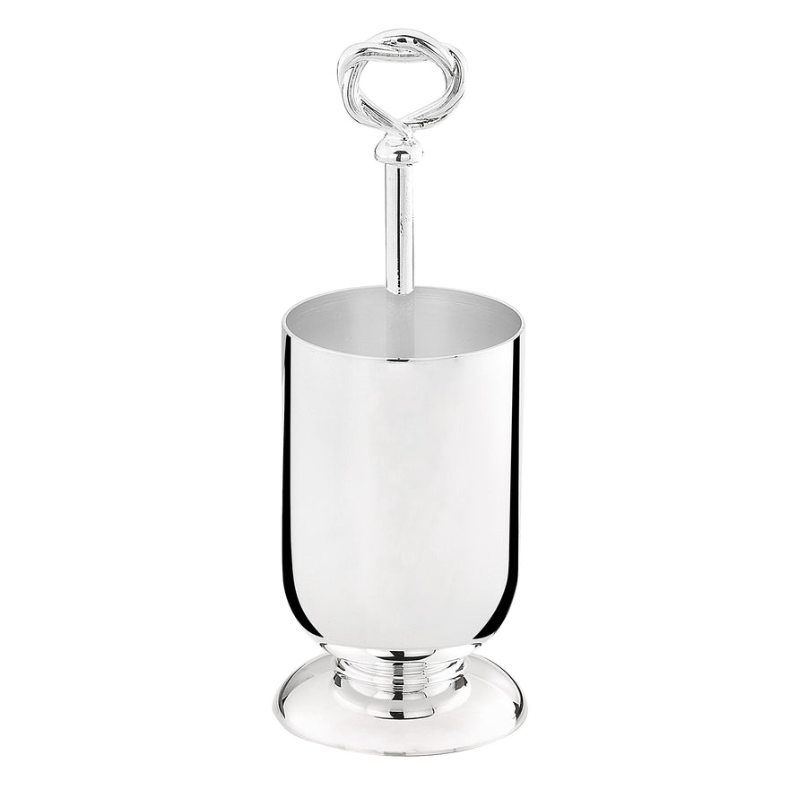 GREGGIO | Silver-Plated Toothpick Holder D 4.2 x H 12.5cm