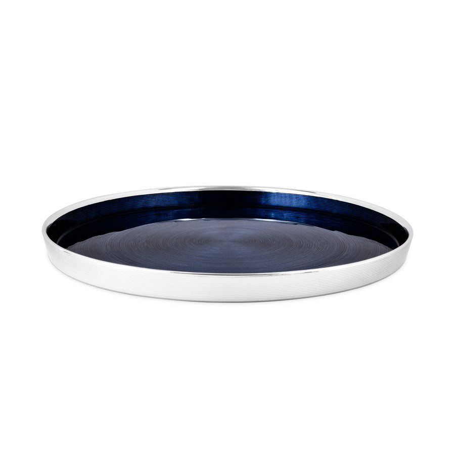 GREGGIO | Bagliori Blue Tray D 32cm