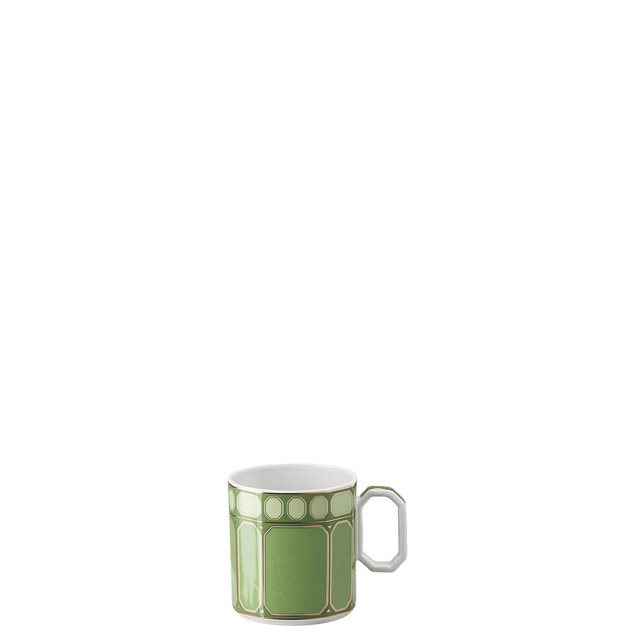 SWAROVSKI | Signum 綠色咖啡杯連底碟