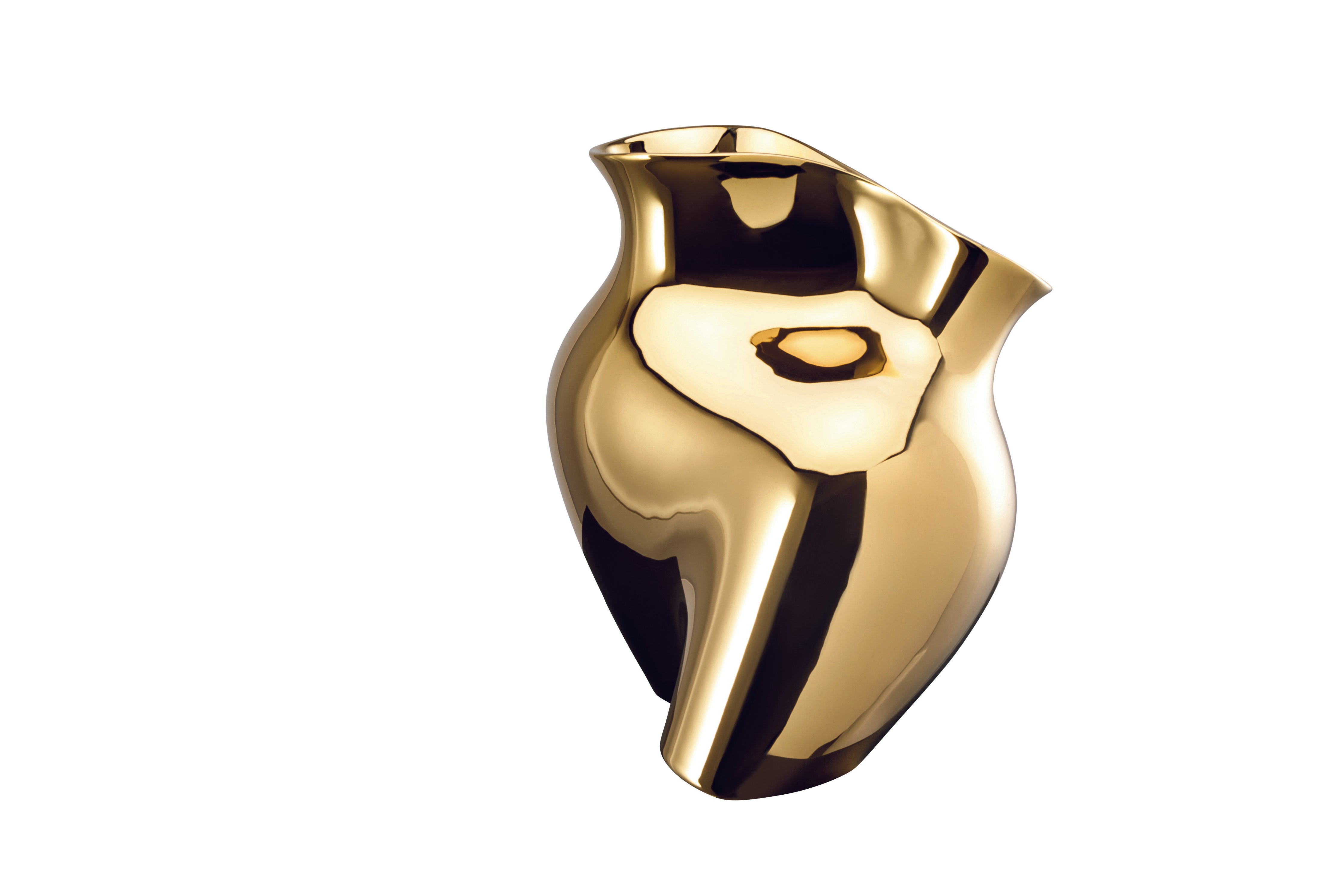 ROSENTHAL | La Chute Gold Titanized Porcelain Vase 26cm