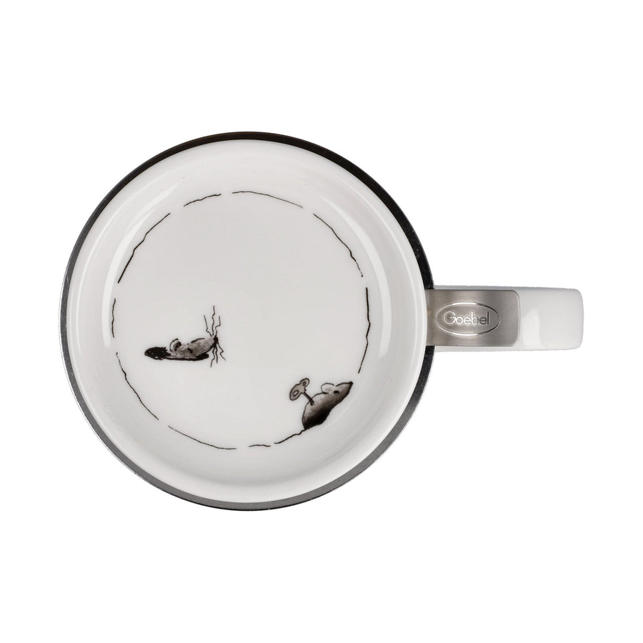 GOEBEL | Just Relax - Teacup with Lid and Strainer 14cm Peter Schnellhardt
