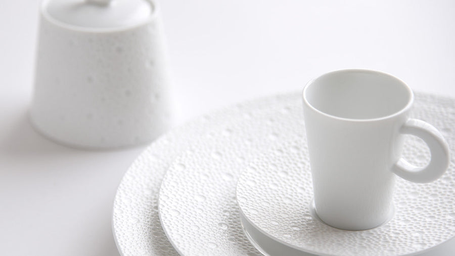 BERNARDAUD | Ecume White Rim Soup Plate 23cm