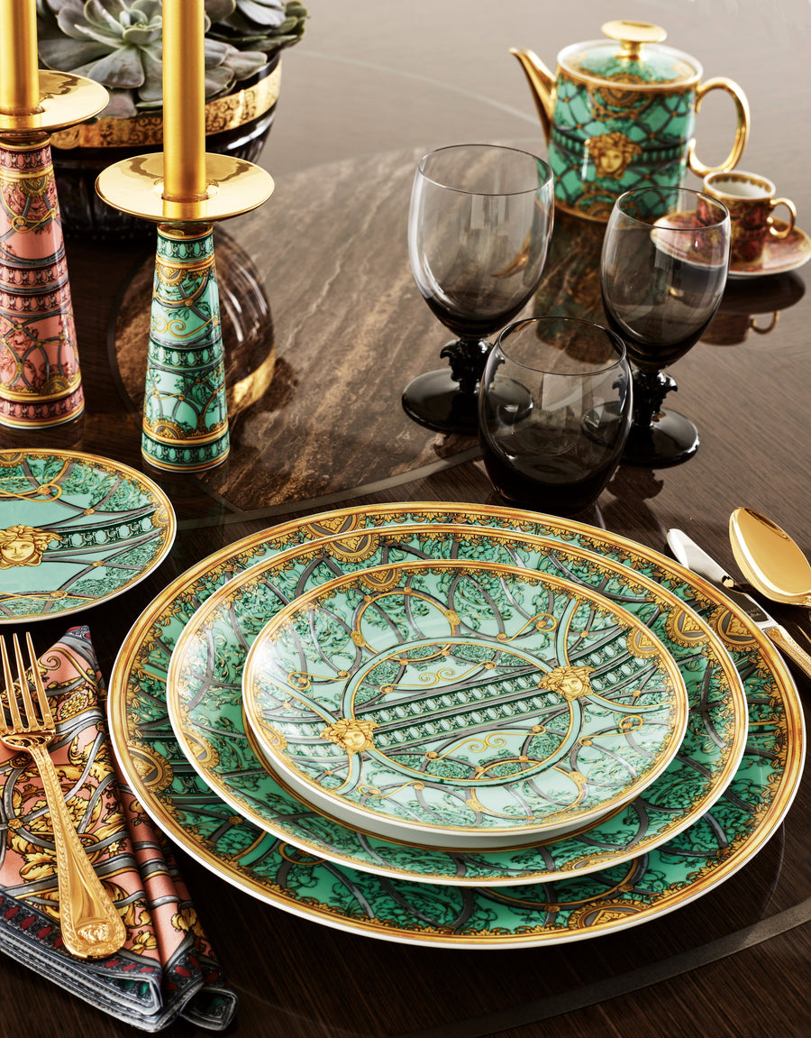 VERSACE | La Scala del Palazzo Verde Soup Plate 22cm