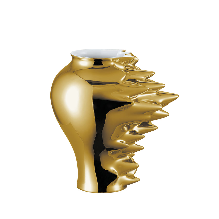 ROSENTHAL | Fast 金色鍍鈦瓷器花瓶 27cm