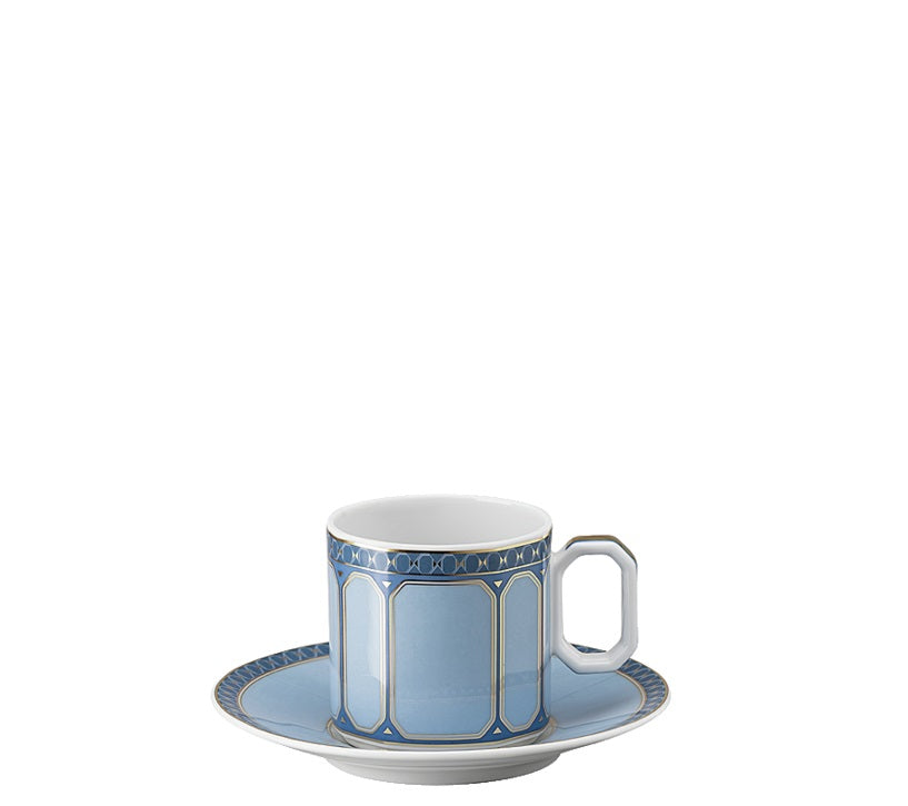 Swarovski | Signum Blue Espresso Cup & Saucer
