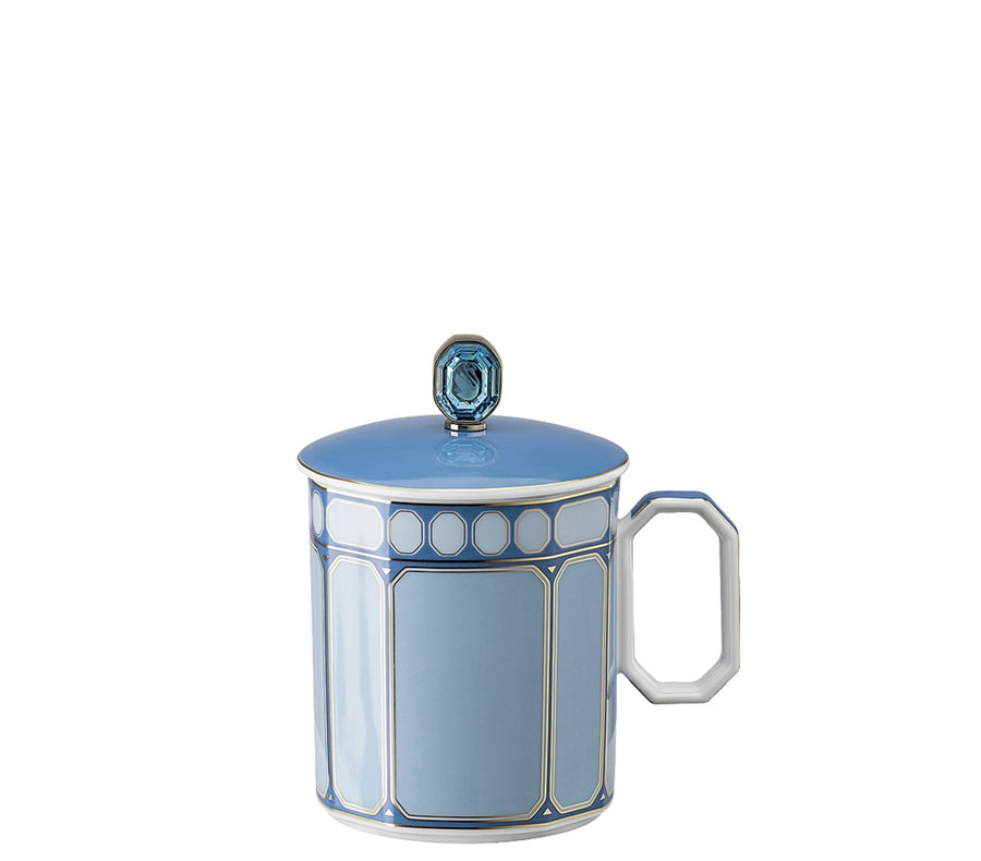 Swarovski | Signum Blue Mug with Lid