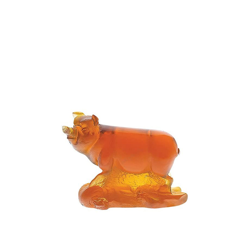 DAUM | Chinese Horoscope Amber Pig 8.5cm