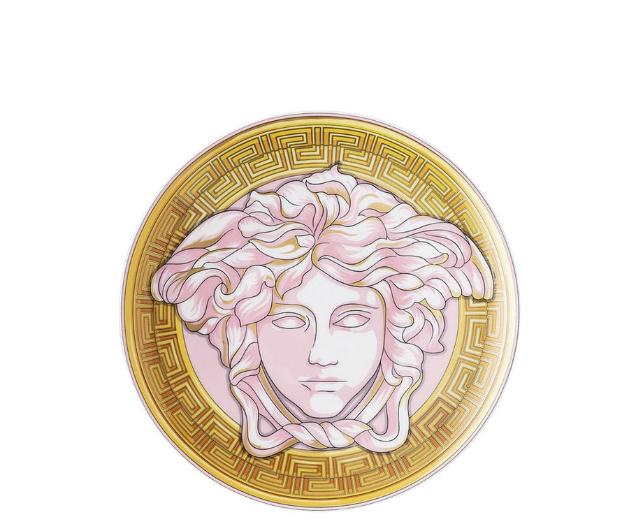 VERSACE | Medusa Amplified Pink Coin Plate 17cm
