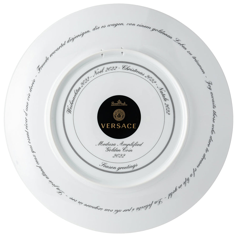 VERSACE | Medusa Amplified Golden Coin Wall Plate 33cm - Limited Edition