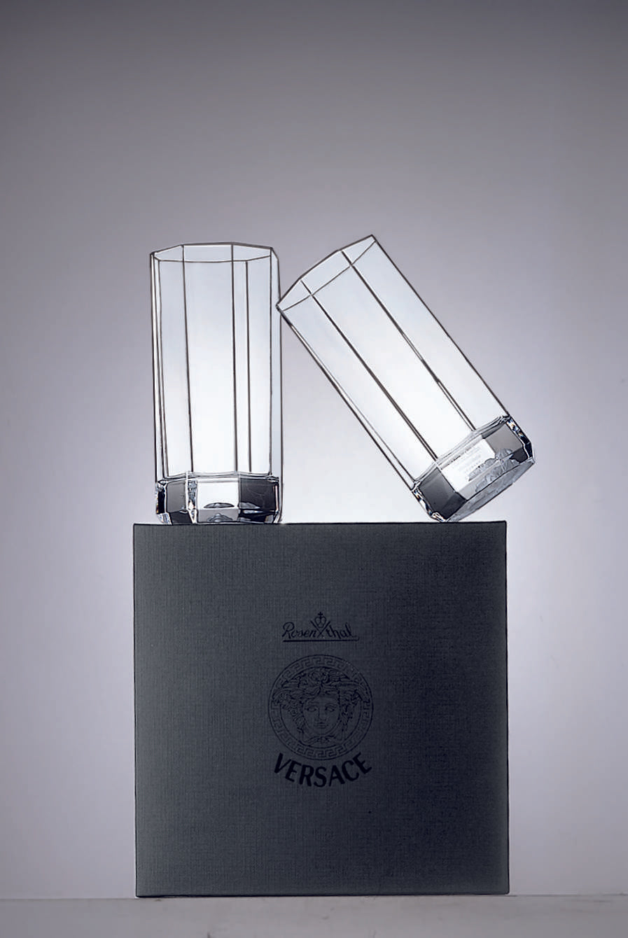 VERSACE | Medusa Lumiere Crystal Set of 2 pcs Longdrink