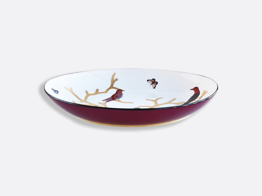 BERNARDAUD | Aux Oiseaux Deep Oval Platter 39cm