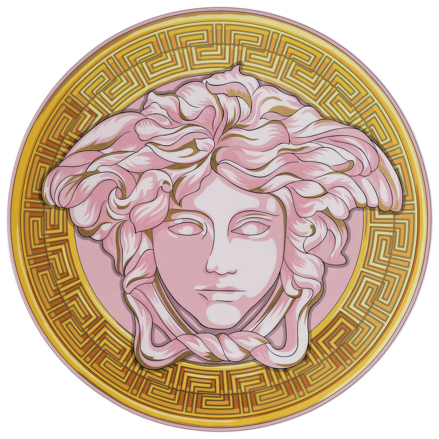 VERSACE | Medusa Amplified Pink Coin Service Plate 33cm