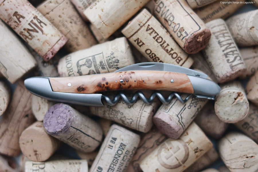 FORGE DE LAGUIOLE | Sommelier Knife Juniper Handle, Satin Finish