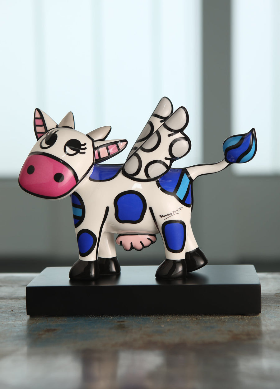 GOEBEL | Flying Cow - Figurine Pop Art Romero Britto