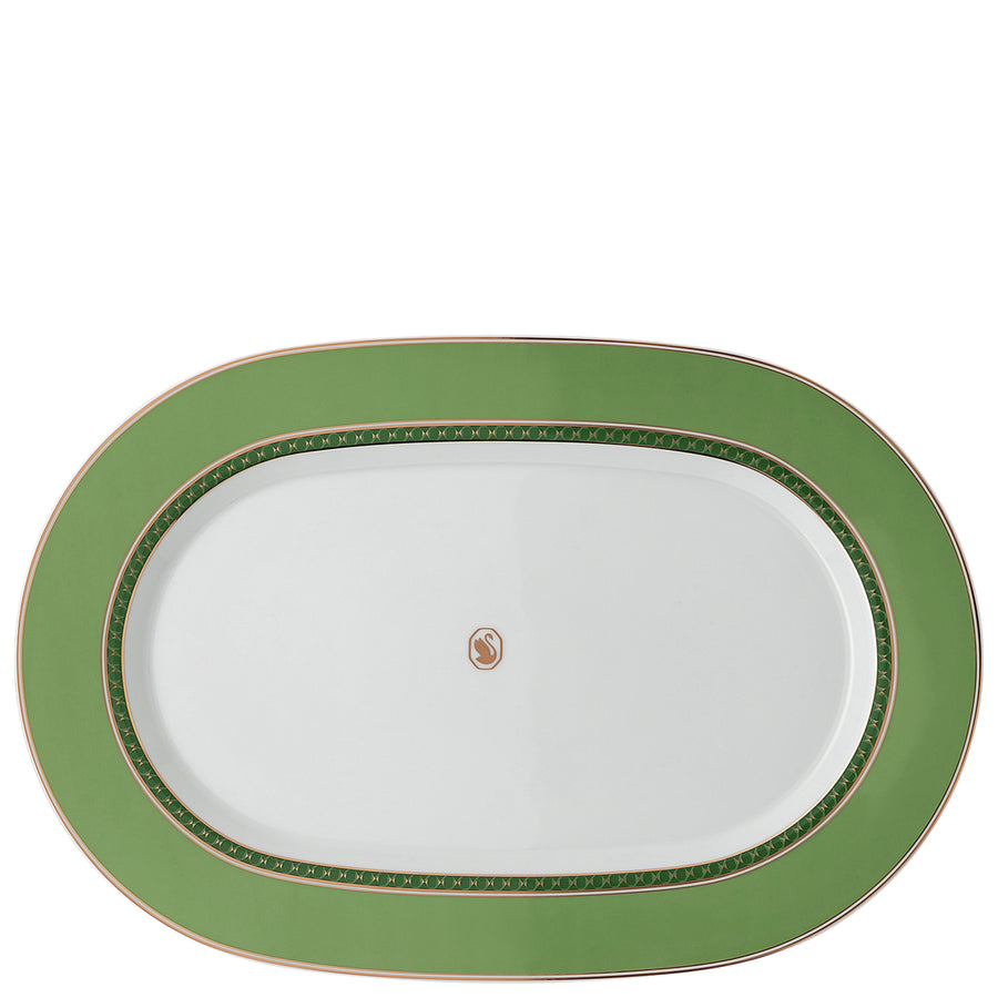 Swarovski | Signum Green Platter 34 cm