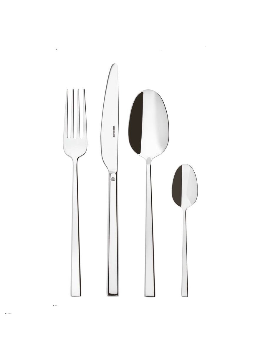 SAMBONET | Rock Stainless Steel 6 Person Cutlery Set 24 pcs
