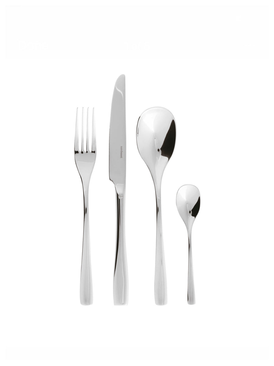 SAMBONET | Sintesi Stainless Steel 6 Person Cutlery Set 24 pcs