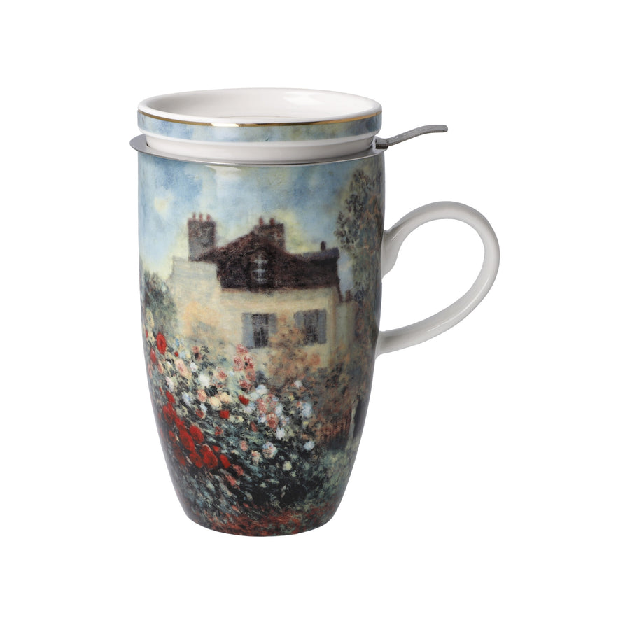 GOEBEL | The Artist's House - Teacup with Lid and Strainer 14cm Artis Orbis Claude Monet
