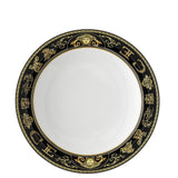 VERSACE | Virtus Gala Black Deep Plate 22cm