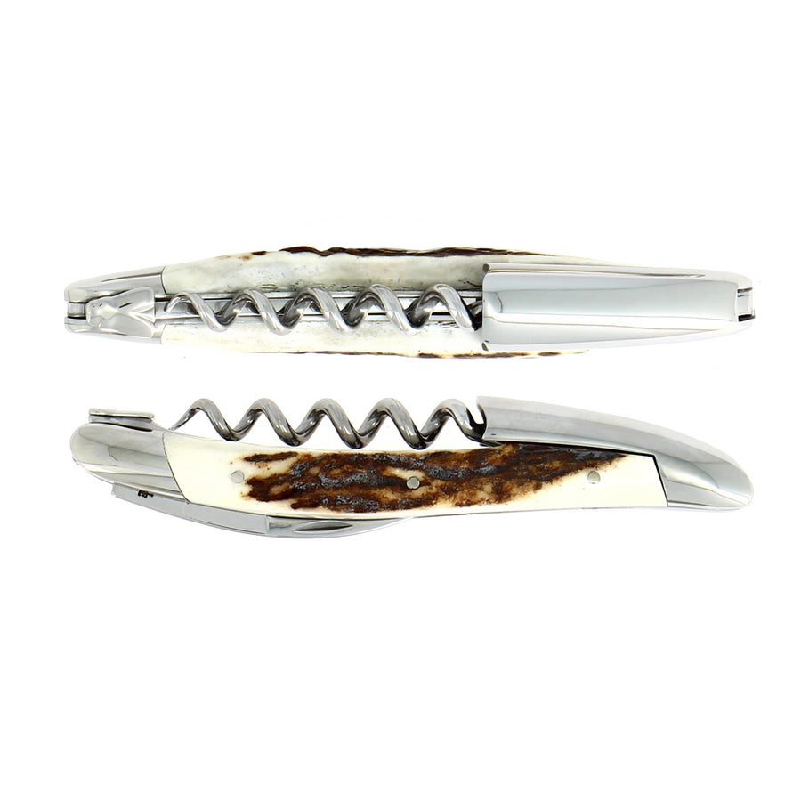 FORGE DE LAGUIOLE | Sommelier Knife Deep Antler Handle, Shiny Finish