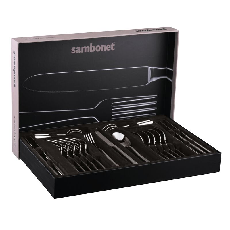 SAMBONET | H-Art Stainless Steel 6 Person Cutlery Set 24 pcs