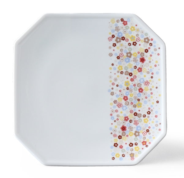 NARUMI | Portulaca Octagonal Plate 18cm