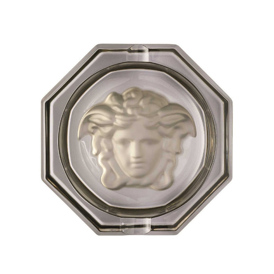 VERSACE | Medusa Lumiere Crystal Haze Ashtray 16cm