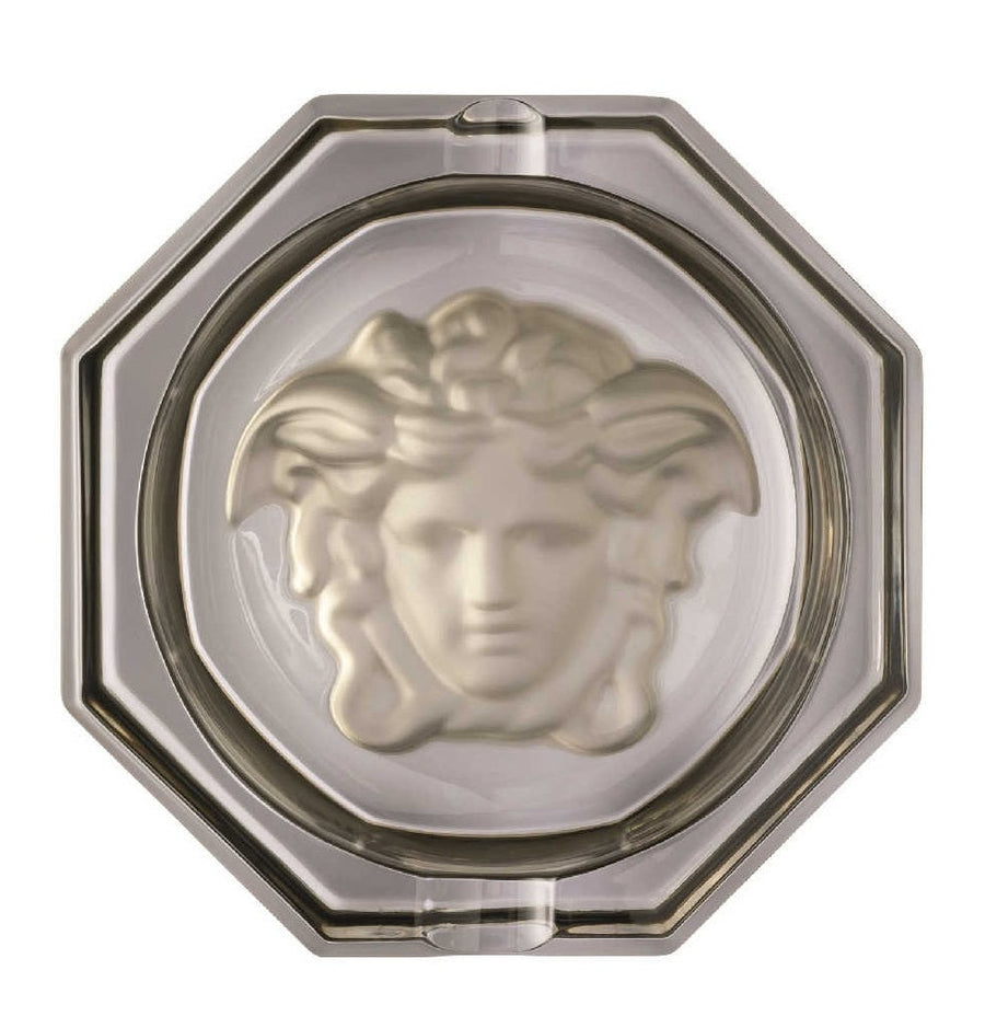 VERSACE | Medusa Lumiere Crystal Haze Ashtray 16cm