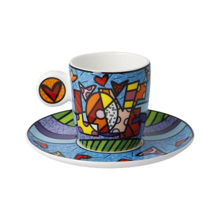 GOEBEL | Love - 咖啡杯連底碟 Pop Art Romero Britto